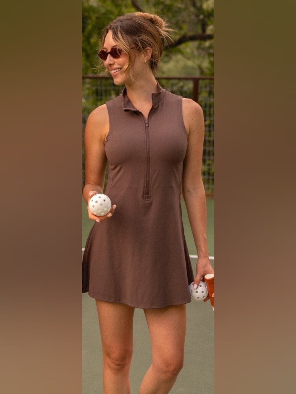 Recess Merrit Sleeveless Zip-Front Women's Dress Size S